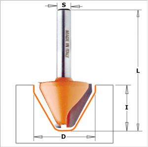 Lettering router bits (60°) 749.001.11