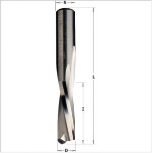 Solid carbide downcut spiral bits 190.040.11