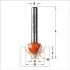Decorative ogee router bits 765.001.11