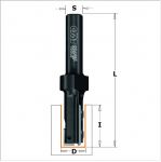 Straight router bits with insert knives 653.160.11