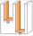 Frese a taglienti diritti con coltelli reversibili 654.160.11