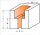 Counterbored screw slot router bits 913.101.11