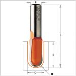 Round nose router bits 914.190.11