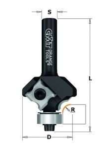 Roundover bits with insert knives 661.020.41