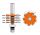 Three wing slot cutter sets 900.506.11