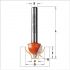 Decorative ogee router bits 965.504.11