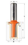 Roundover router bits with elongated plunge 965.905.11