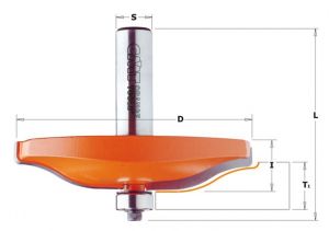 Horizontal raised panel router bits 990.501.11