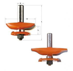 Raised panel router bits with back cutter 990.527.11