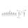 Lame a dente trapezoidale positivo per laminati e truciolari, serie industriale 281.096.12M