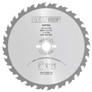 Industrial rip circular saw blades 285.036.16M