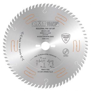 Lame a denti alternati cromate e silenziate, serie industriale 285.708.14M