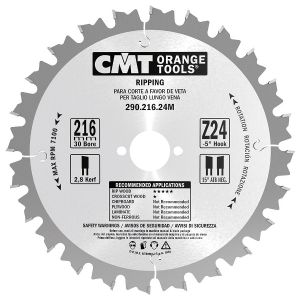 Rip circular saw blades, for portable machines 290.230.24M