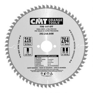 Fine cut-off circular saw blades, for portable machines 292.160.56H