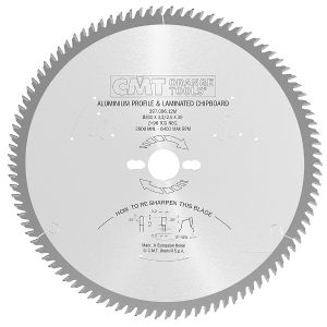 Industrial non-ferrous metal and laminated panel circular saw blades 296.160.56H