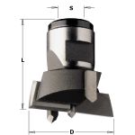 Interchangeable boring bits with threaded shank 501.340.11