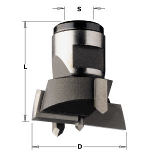 Interchangeable boring bits with threaded shank 501.450.11