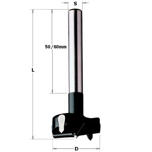 Boring bits with parallel shank 512.160.11