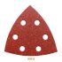 93mm Aluminium-Oxide Delta Sandpaper for Wood, perforated OMA30120-X10
