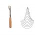 553206 1 SHARPENED GOUGE with HANDLE mod. 32