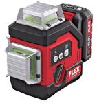 ALC 3/360-G/R 10.8 Set - Laser a croce a 360° con modalità di ricezione - Flex