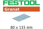Abrasive sheet STF 80x133 P40 GR50 Granat