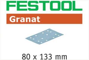 Abrasive sheet STF 80x133 P60 GR50 Granat