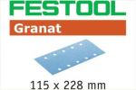 Abrasive sheet STF 115X228 P40 GR/50 Granat