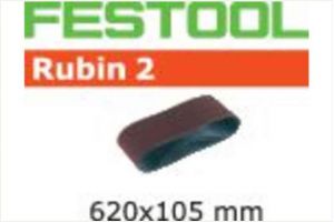 Abrasive belt L620X105-P60 RU2/10 Rubin 2