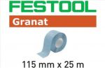 Rotolo abrasivo 115x25m P40 GR Granat