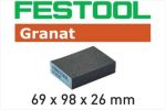 Blocco abrasivo 69x98x26 120 CO GR/6 Granat