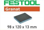 Abrasive sponge 98x120x13 120 GR/6 Granat