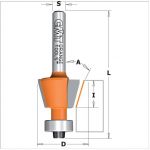 Non-blocking combination trimmer bits 709.016.11