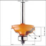 Ogee with fillet router bits 746.325.11